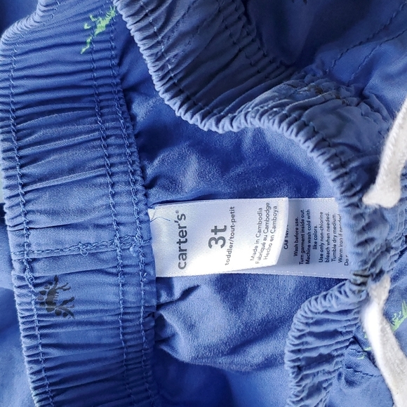 CARTER'S boy's Shorts. Size 3 T. Elastic waistband. (2/ $10) - Picture 2 of 3
